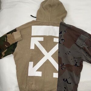 Off-White Reconstructed Camo Hoodie